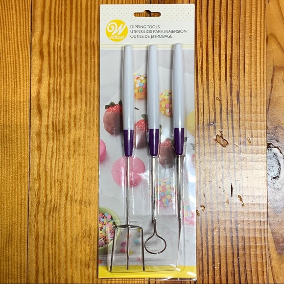 New! 5 pc Wilton Dipping Tools/ Scoop/ Tongs - Picture 3 of 8